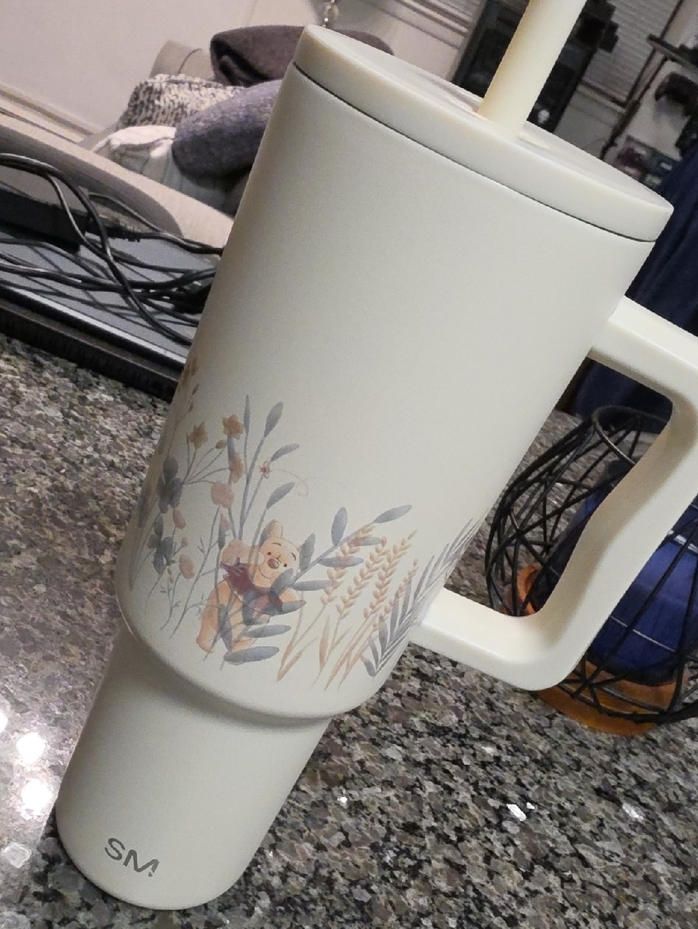 NWOT Winnie the Pooh 40oz Travel Tumbler with Handle